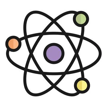 Physics vector flat icon, school and education icon. イラスト素材