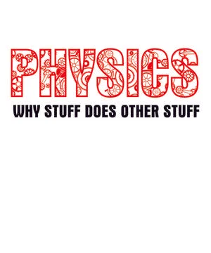 Physics Why Stuff Does Other Stuff Stock Illustration