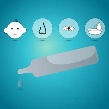 Physiological solution Stock Illustration
