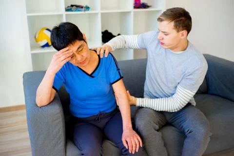 Physiotherapist working with patient Stock Photos