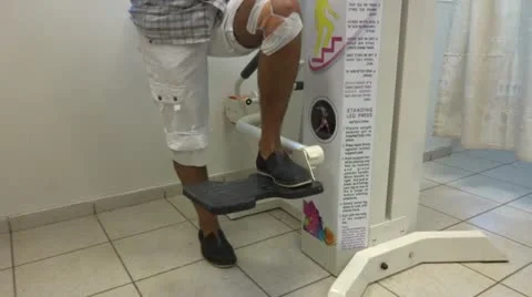 Physiotherapy machines gym Stockbeeldmateriaal 12028409
