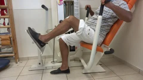 Physiotherapy machines gym Stock Footage