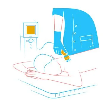 Physiotherapy physical therapy icon Stock Illustration
