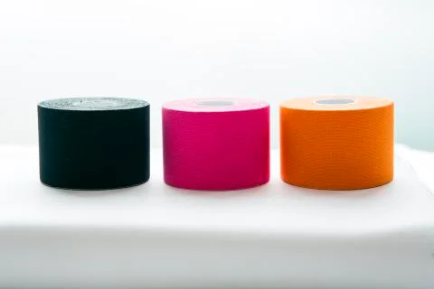 Physiotherapy tapes Stock Photos