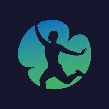 Physiotherapy treatment and brain vector Men and boys in various situations Logo Stock Illustration