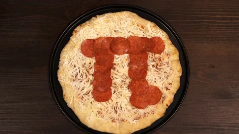 Pi Day Pepperoni Pizza Stop Motion Time Lapse Stock-Footage 149282316