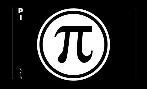 Pi day. Science Space Illustration. Infinitely concept Stock Illustration