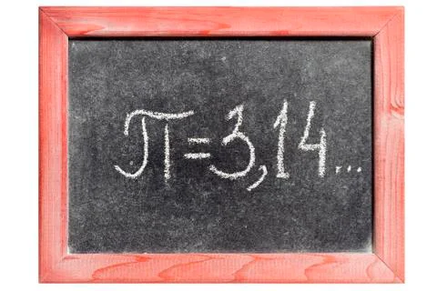 Pi handwritten Stock Photos