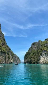 Pi Le Bay Phi Phi Island Stock Photos