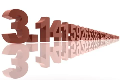 Pi number Stock Illustration