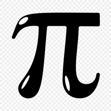 Pi symbol icon Stock Illustration