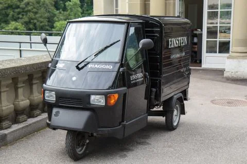 Piaggio Ape50 in Bern Stock-Fotos