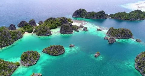Pianemo Islands Stock Footage 82924826