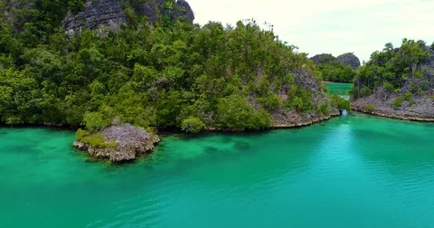 Pianemo Islands Stock Footage 82925217