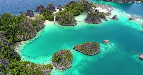 Pianemo Islands Stock Footage 82927251
