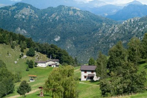 Piani d'Erna View Stock Photos