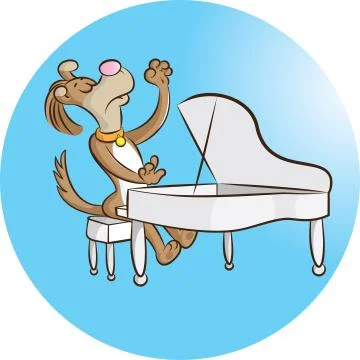 Pianist 스톡 일러스트