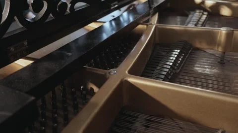 A pianist improvising Stock Footage 329668536