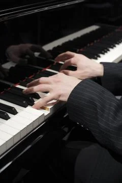 Pianist Foto stock
