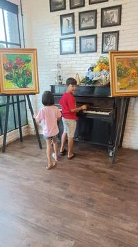 Pianist Foto stock