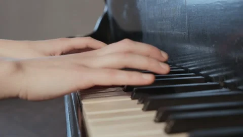 A pianist playing Stock Footage 329668546