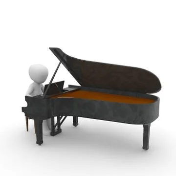 Piano 2 Stock Illustration
