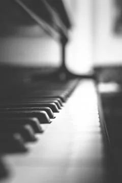 Piano background Stock Photos