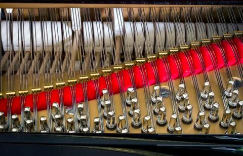 Piano chord Foto stock