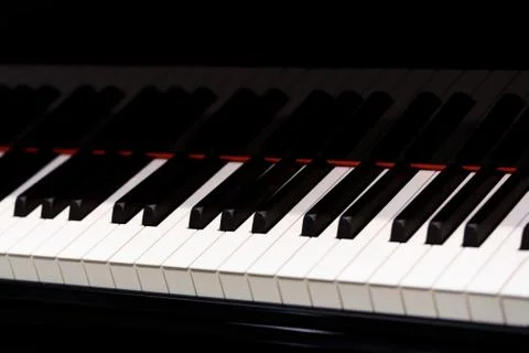 Piano in close-up Foto stock