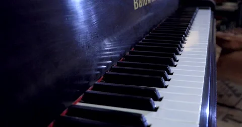 Piano CloseUp Stock Footage 170533478