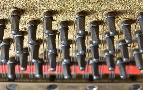 Piano components Stock Photos