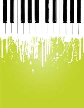 Piano flow Stock Illustration