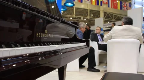 At the piano Stock Footage 878545