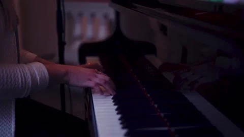 Piano Stock Footage 168870425
