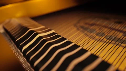 Piano Hammer Inside  Stock Footage 197670114