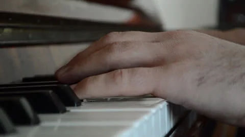 Piano Hands Stock Footage 24159655