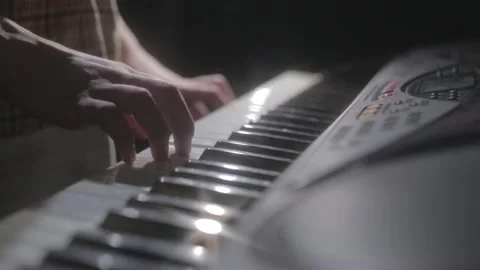 Piano hands Stock Footage 131432406