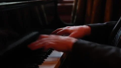 PIANO HANDS Stock Footage 178484442