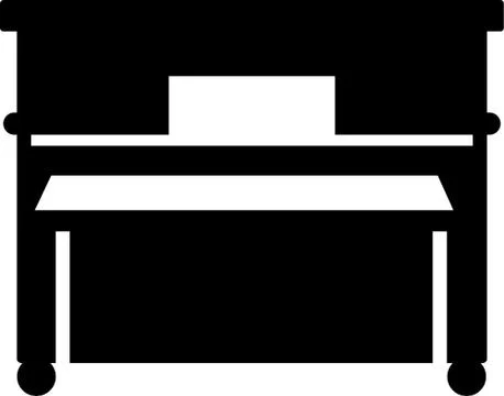 Piano icon Stock Illustration