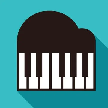 Piano icon Stock Illustration
