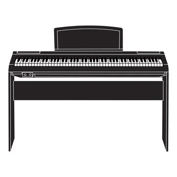 Piano icon Illustrazione stock