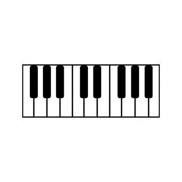 Piano icon Stock Illustration