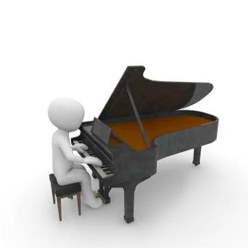 Piano Stock Illustration