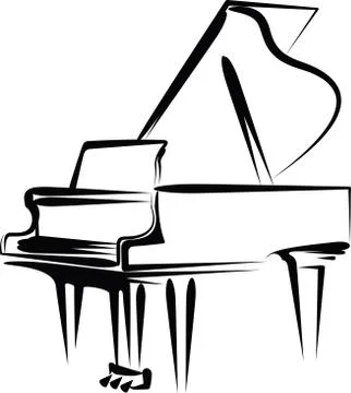 Piano Stock Illustration