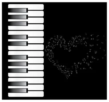 Piano Stock Illustration
