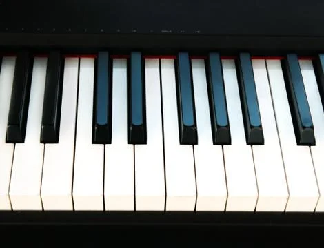 Piano key background Stock Photos