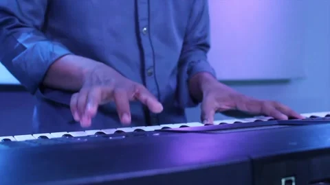 Piano Keyboard 2 스톡 동영상 148664837