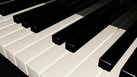 Piano keyboard background Stock Illustration
