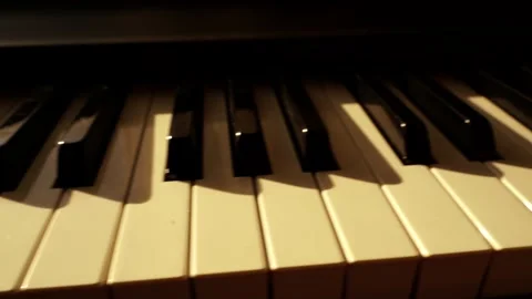 Piano keyboard background. Piano keys si... | Stock Video | Pond5