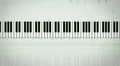 Piano keyboard close-up background - animation HD Footage